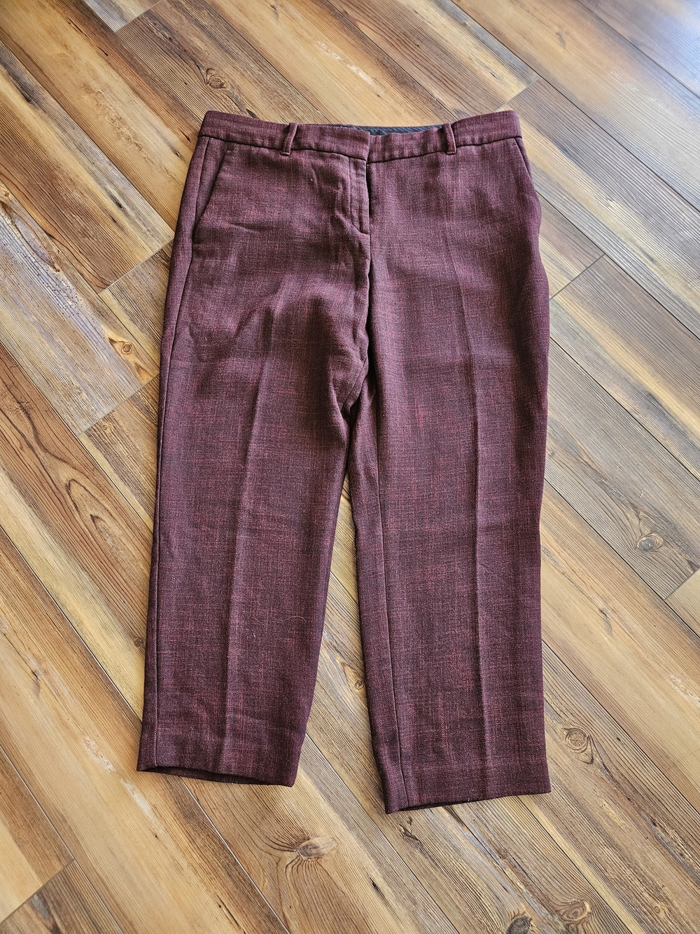 Ann Taylor Men's Burgundy Dress Pants - Subtle Heather